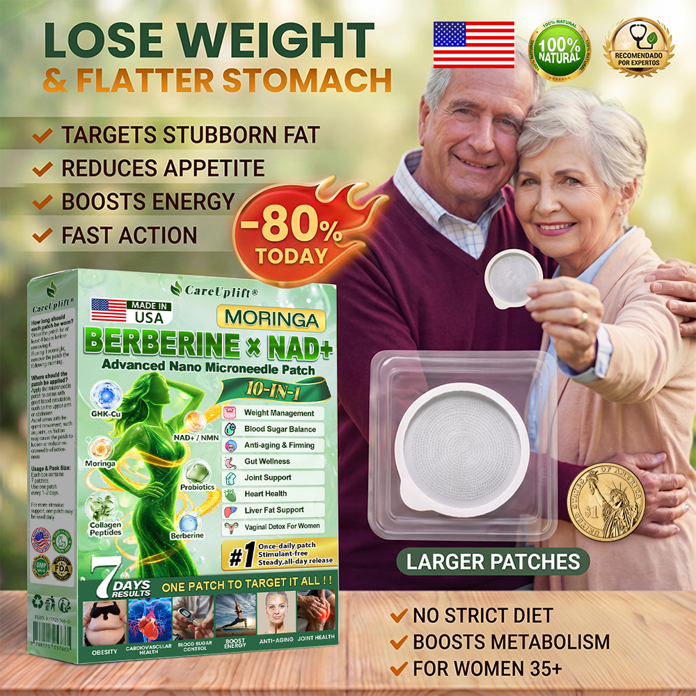 🇺🇸 𝐎𝐟𝐟𝐢𝐜𝐢𝐚𝐥 𝐔.𝐒. 𝐒𝐭𝐨𝐫𝐞 | 💚 𝑪𝒂𝒓𝒆𝑼𝒑𝒍𝒊𝒇𝒕® 𝟏𝟎-𝐢𝐧-𝟏 𝐍𝐚𝐧𝐨 𝐏𝐚𝐭𝐜𝐡 🌿 𝑴𝒐𝒓𝒊𝒏𝒈𝒂 · 𝑩𝒆𝒓𝒃𝒆𝒓𝒊𝒏𝒆 × 𝐍𝐀𝐃+ 𝐬𝐮𝐩𝐩𝐨𝐫𝐭𝐬 𝐦𝐞𝐭𝐚𝐛𝐨𝐥𝐢𝐬𝐦, 𝐚𝐩𝐩𝐞𝐭𝐢𝐭𝐞 𝐛𝐚𝐥𝐚𝐧𝐜𝐞, 𝐞𝐧𝐞𝐫𝐠𝐲, 𝐛𝐥𝐨𝐚𝐭𝐢𝐧𝐠 𝐫𝐞𝐥𝐢𝐞𝐟 & 𝐡𝐞𝐚𝐥𝐭𝐡𝐲 𝐛𝐥𝐨𝐨𝐝 𝐬𝐮𝐠𝐚𝐫 𝐛𝐚𝐥𝐚𝐧𝐜𝐞. 𝐎𝐧𝐜𝐞 𝐝𝐚𝐢𝐥𝐲. 𝐍𝐨 𝐬𝐡𝐨𝐭𝐬. 𝐍𝐨 𝐩𝐢𝐥𝐥𝐬.